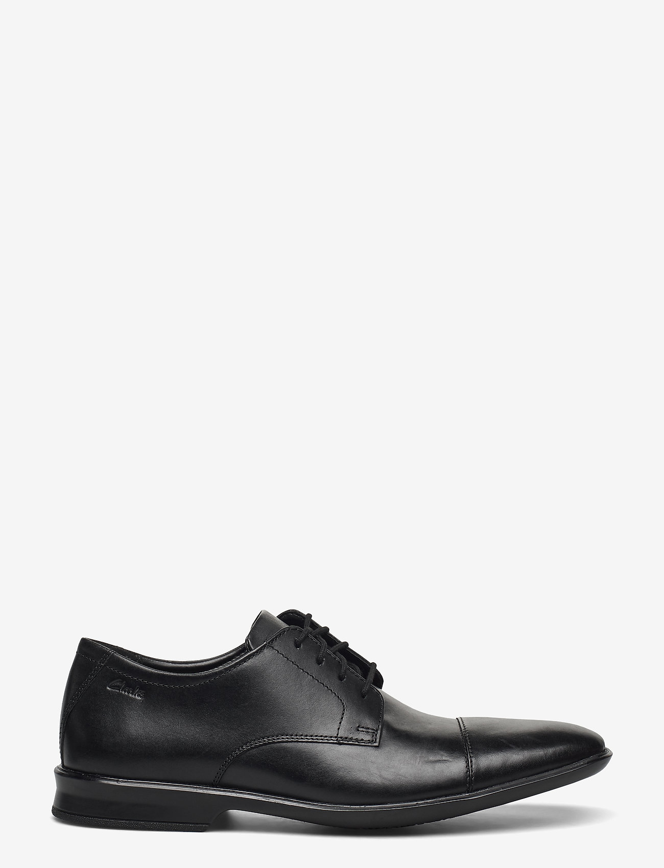 Clarks - Bensley Cap - black leather - 1