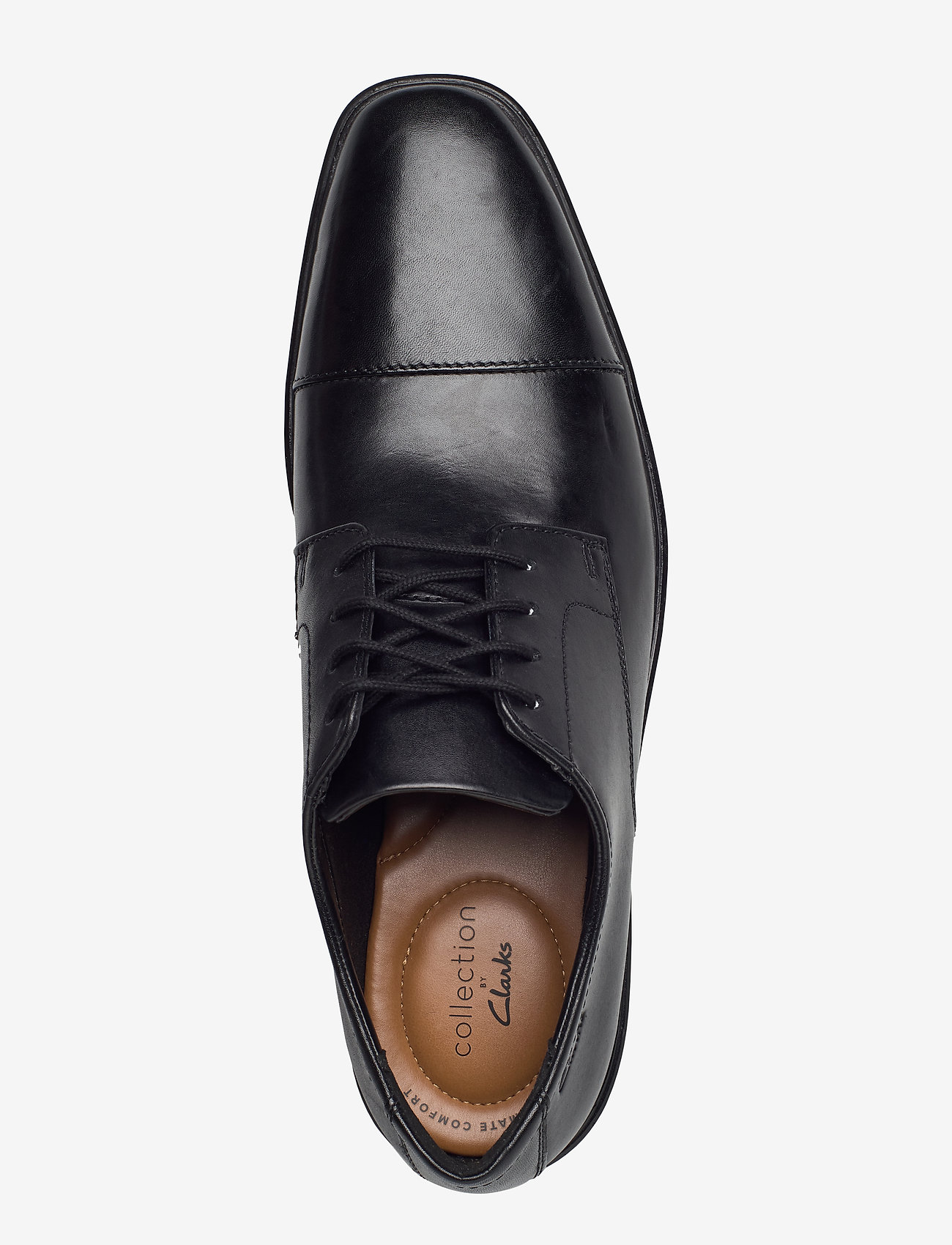 Clarks - Bensley Cap - black leather - 3