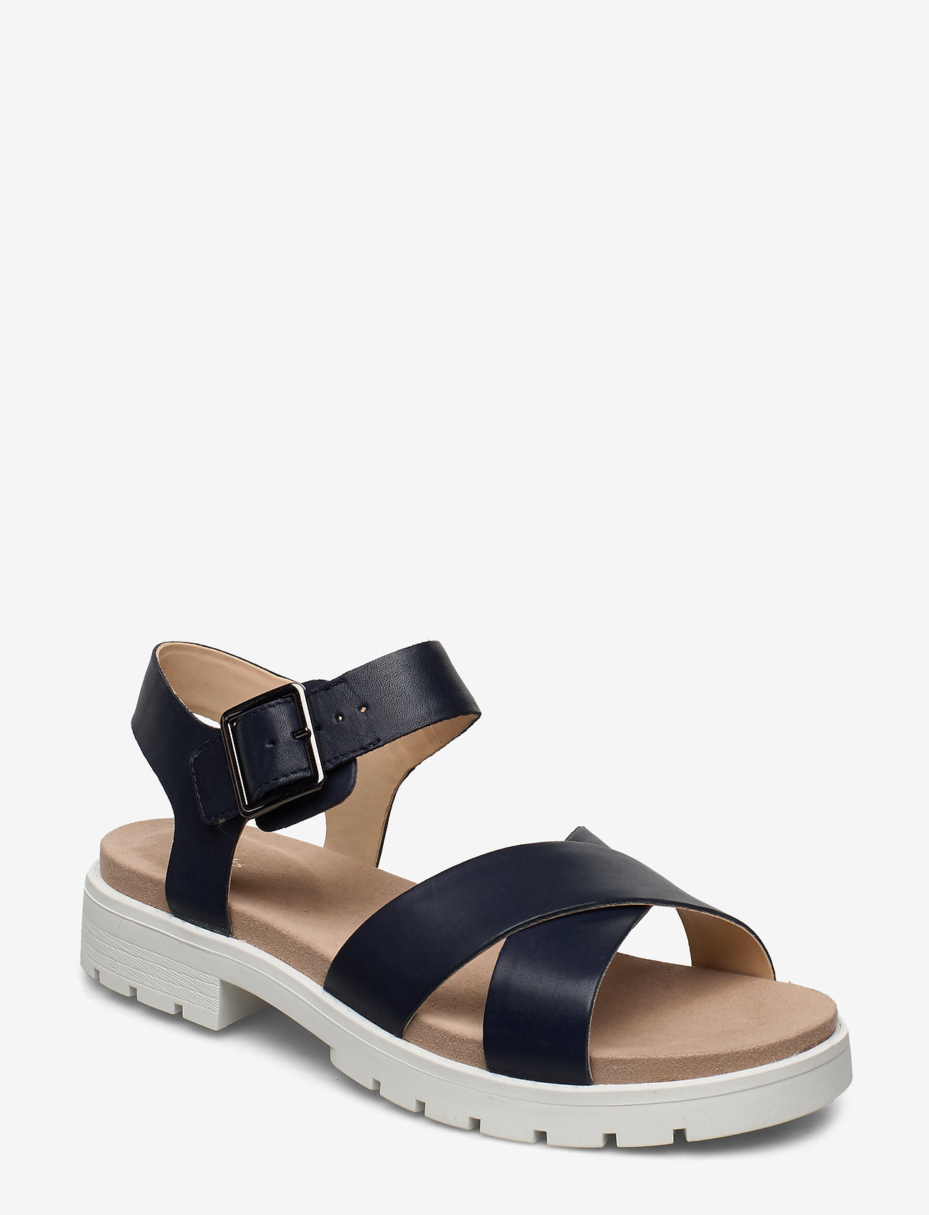 Clarks - Orinoco Strap - navy leather - 0