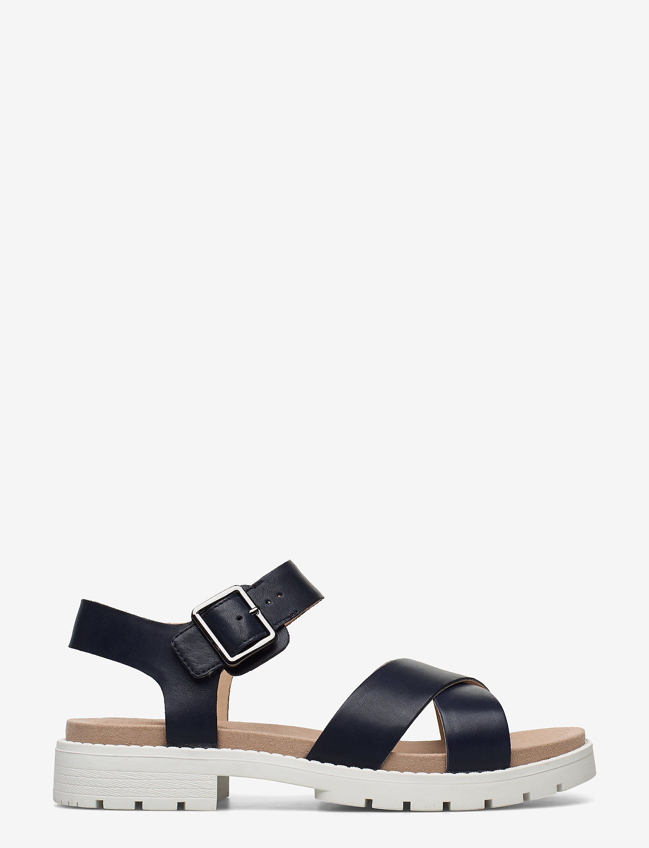 Clarks - Orinoco Strap - navy leather - 1