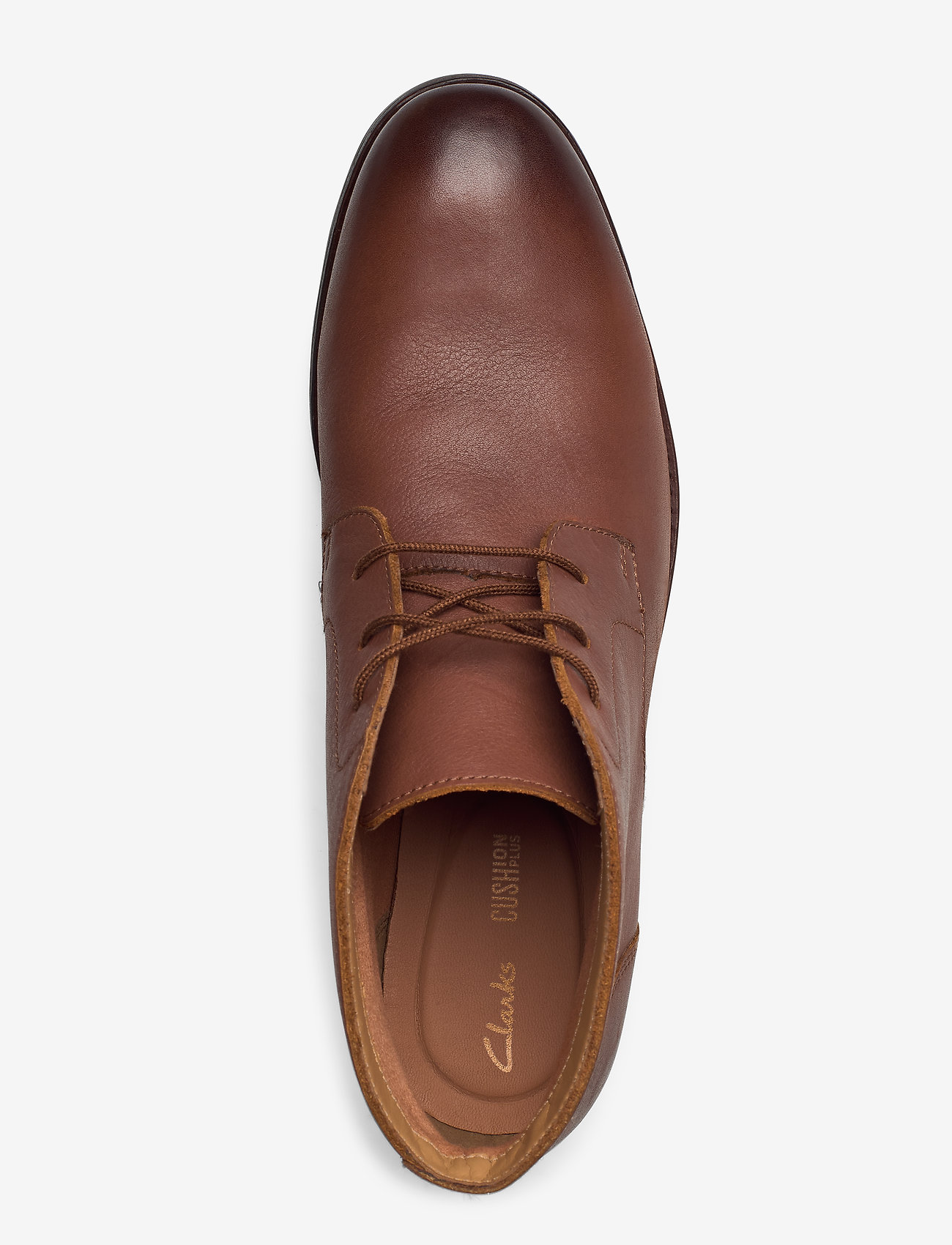 Clarks - Flow Top - tan leather - 3