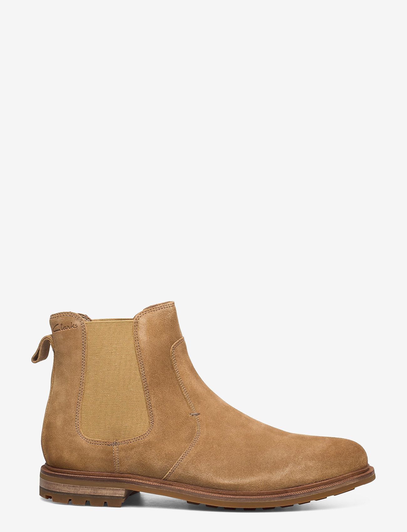 Clarks - Foxwell Top - dark sand suede - 1