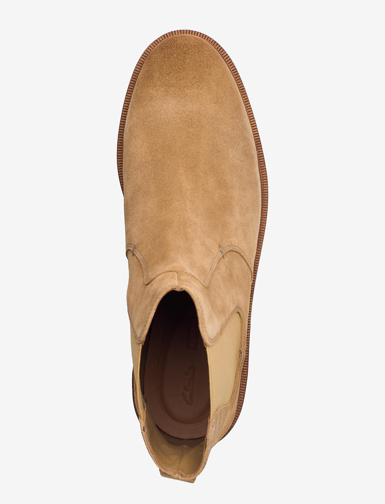 Clarks - Foxwell Top - dark sand suede - 3