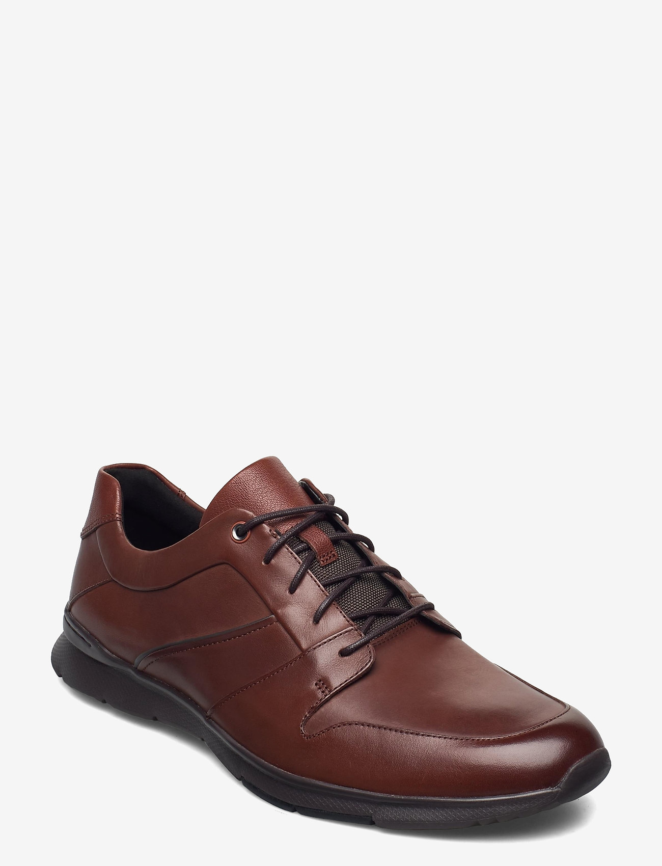 Clarks - Un Tynamo Flow - mahogany leather - 0