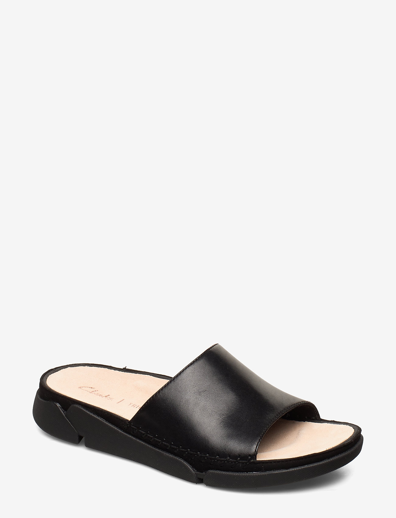Tri Slide - BLACK LEATHER