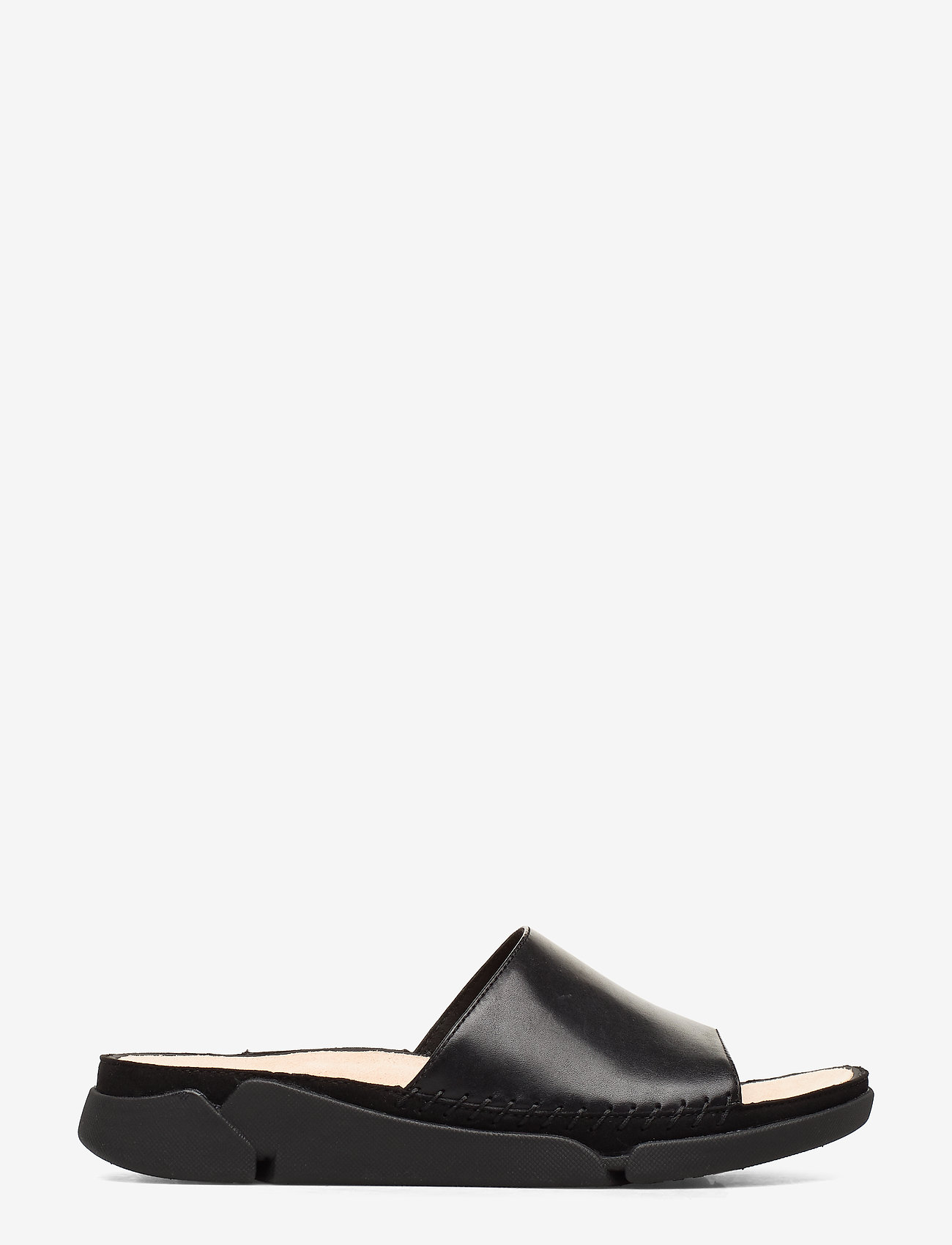 Clarks - Tri Slide - black leather - 1