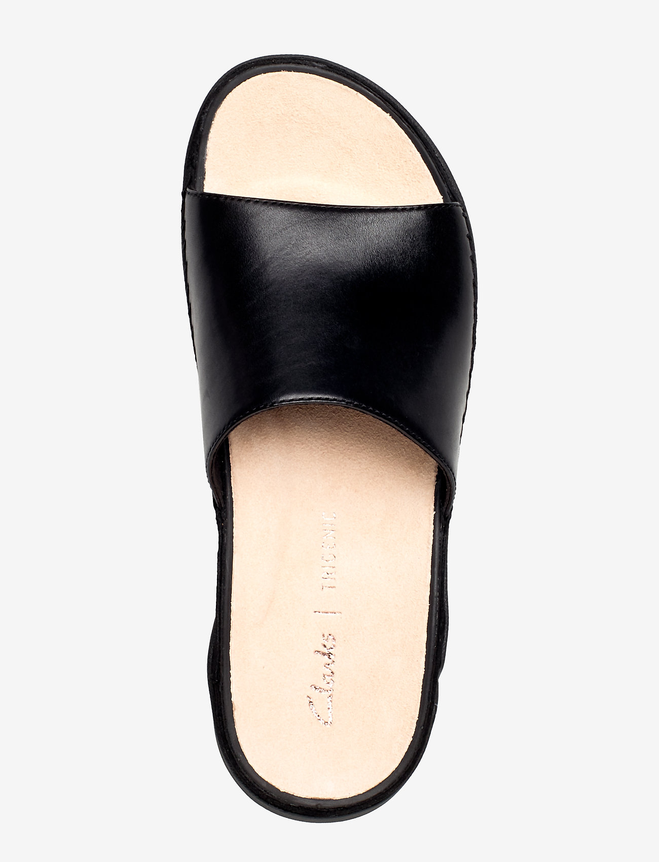Clarks - Tri Slide - black leather - 3