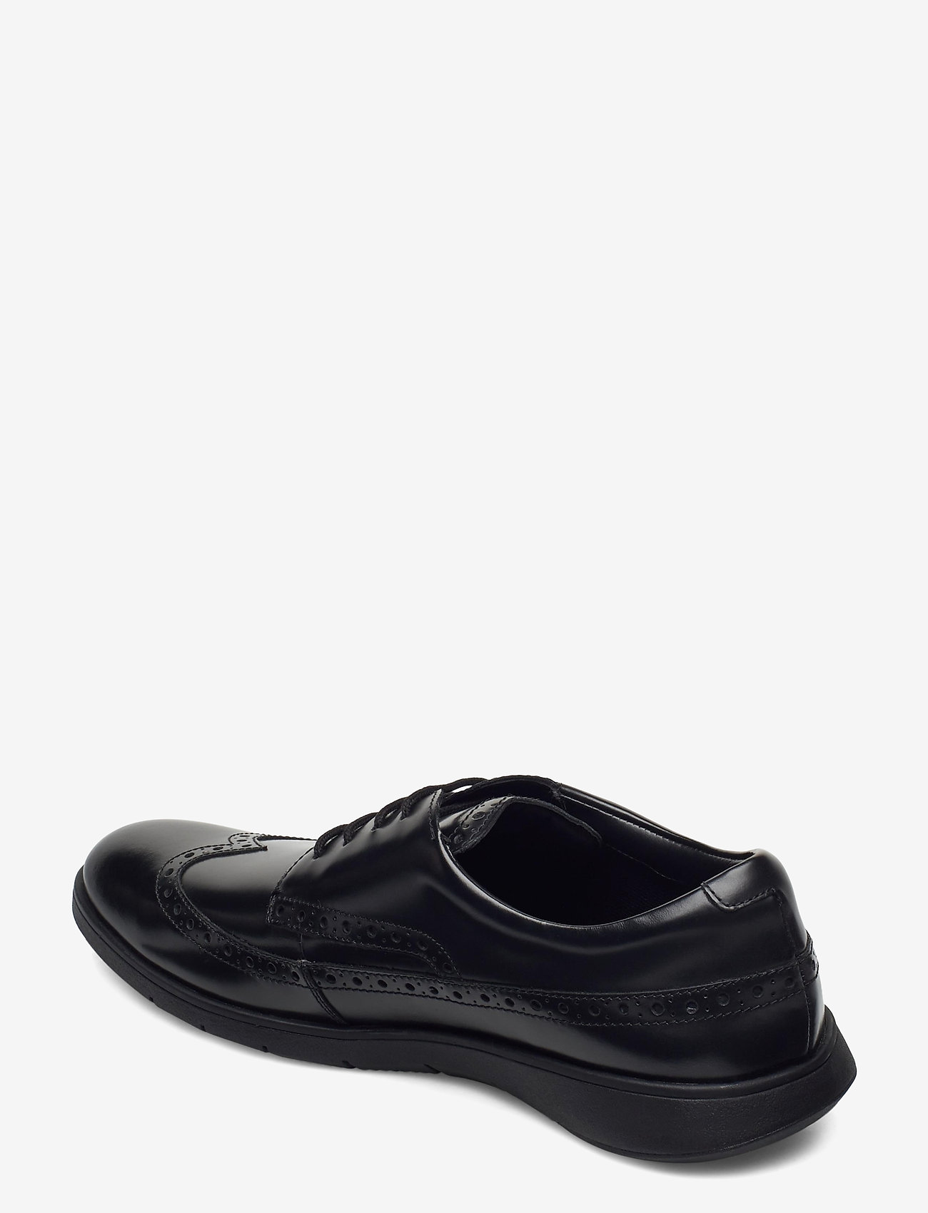 Clarks - Helston Limit - black leather - 2