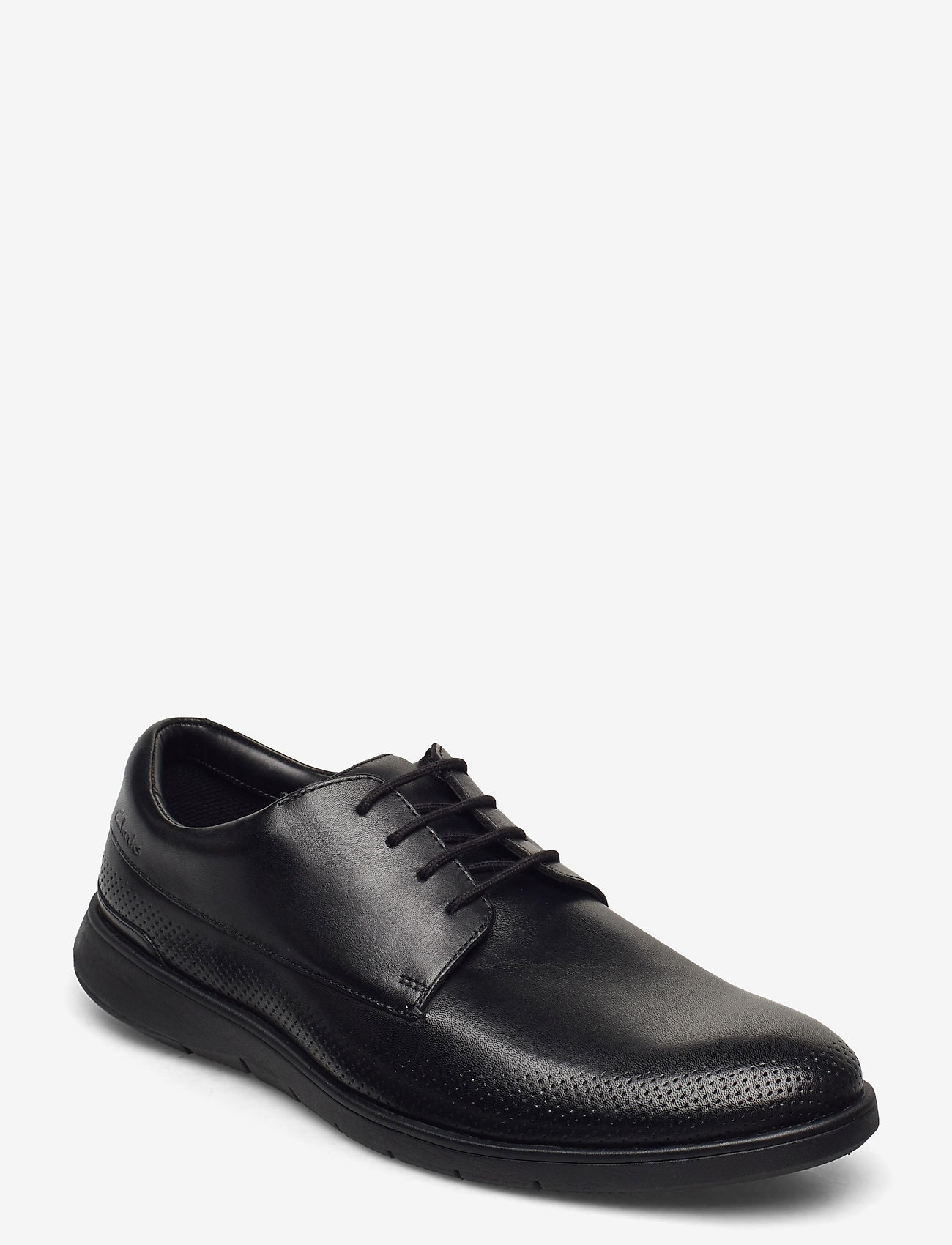 Clarks - Helston Walk - black leather - 0