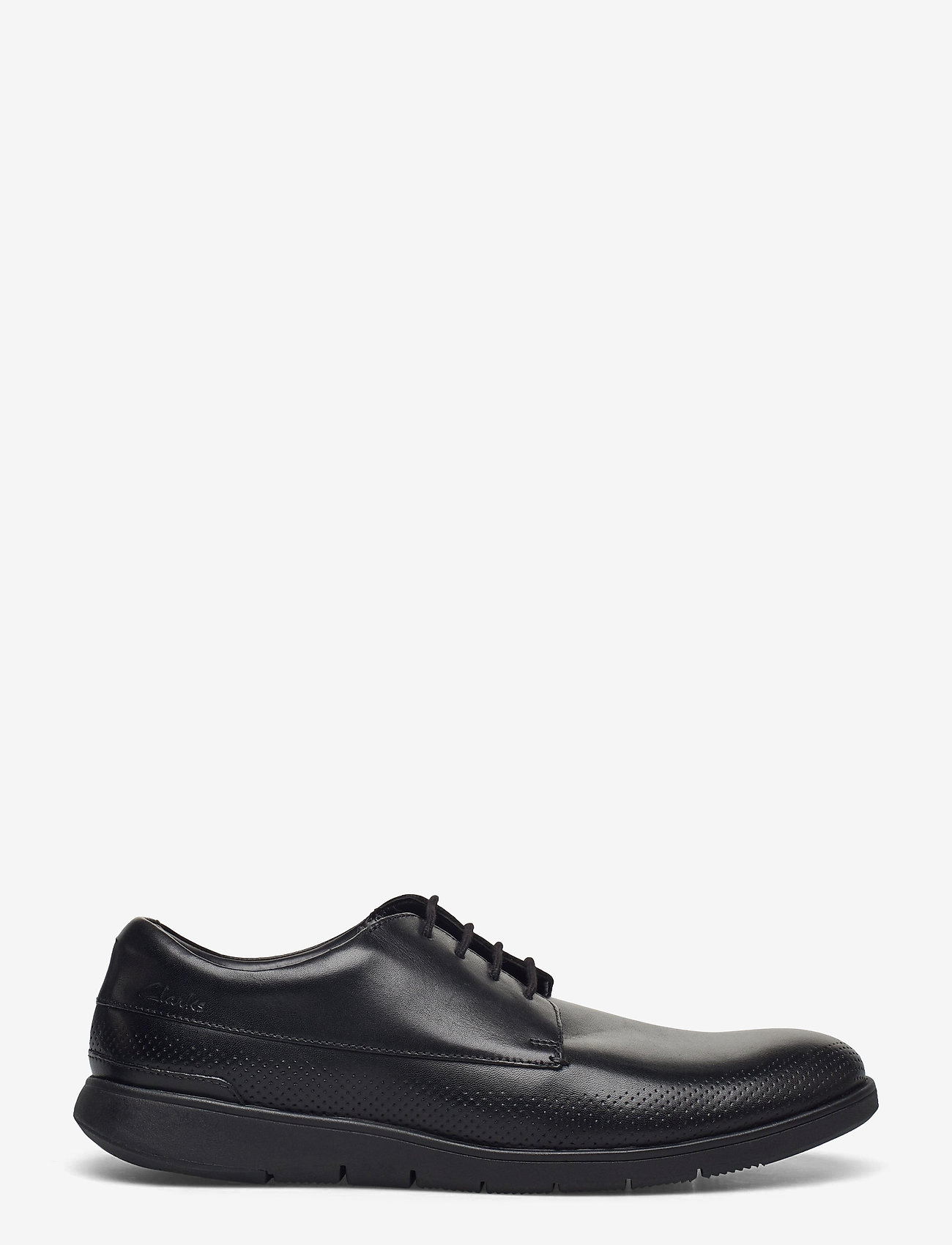 Clarks - Helston Walk - black leather - 1
