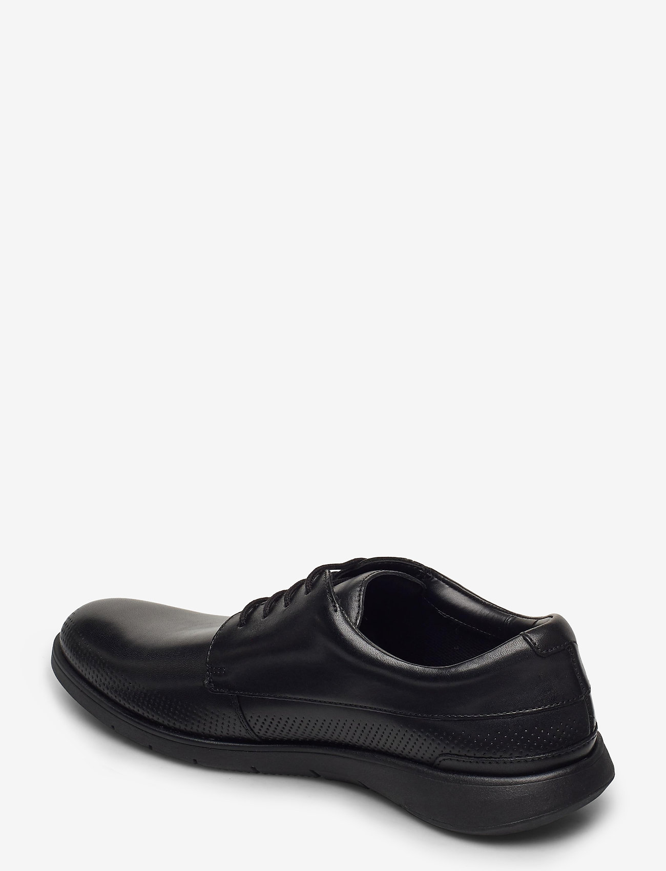Clarks - Helston Walk - black leather - 2