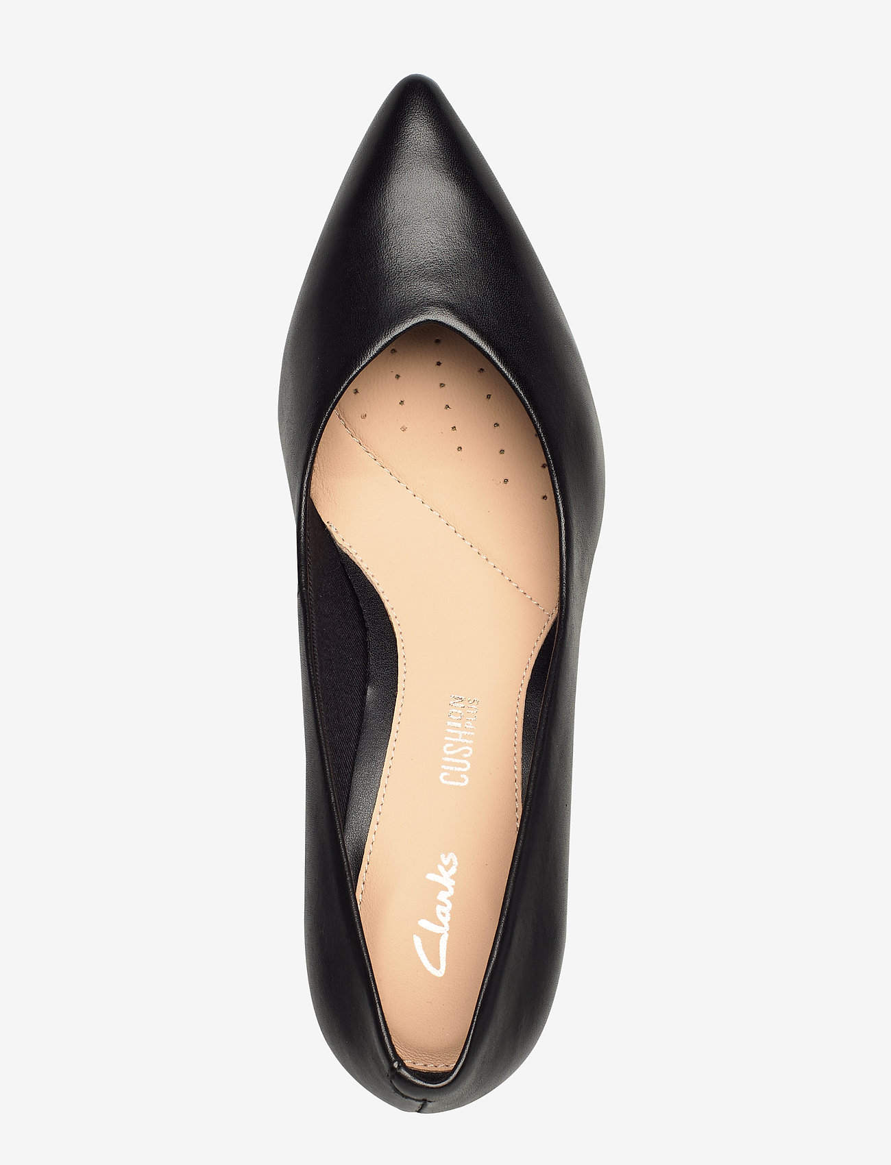 Clarks - Laina55 Court - black leather - 3