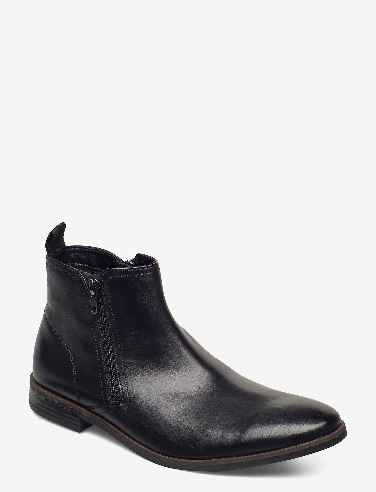 Clarks - Stanford Zip - black leather - 0