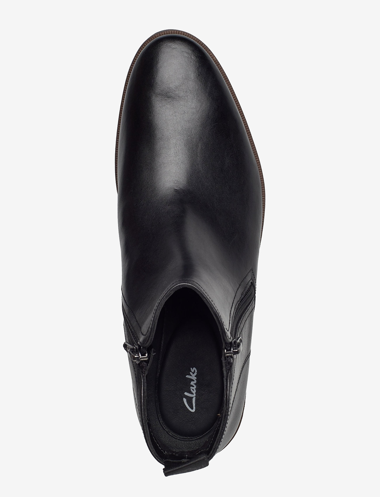 Clarks - Stanford Zip - black leather - 3