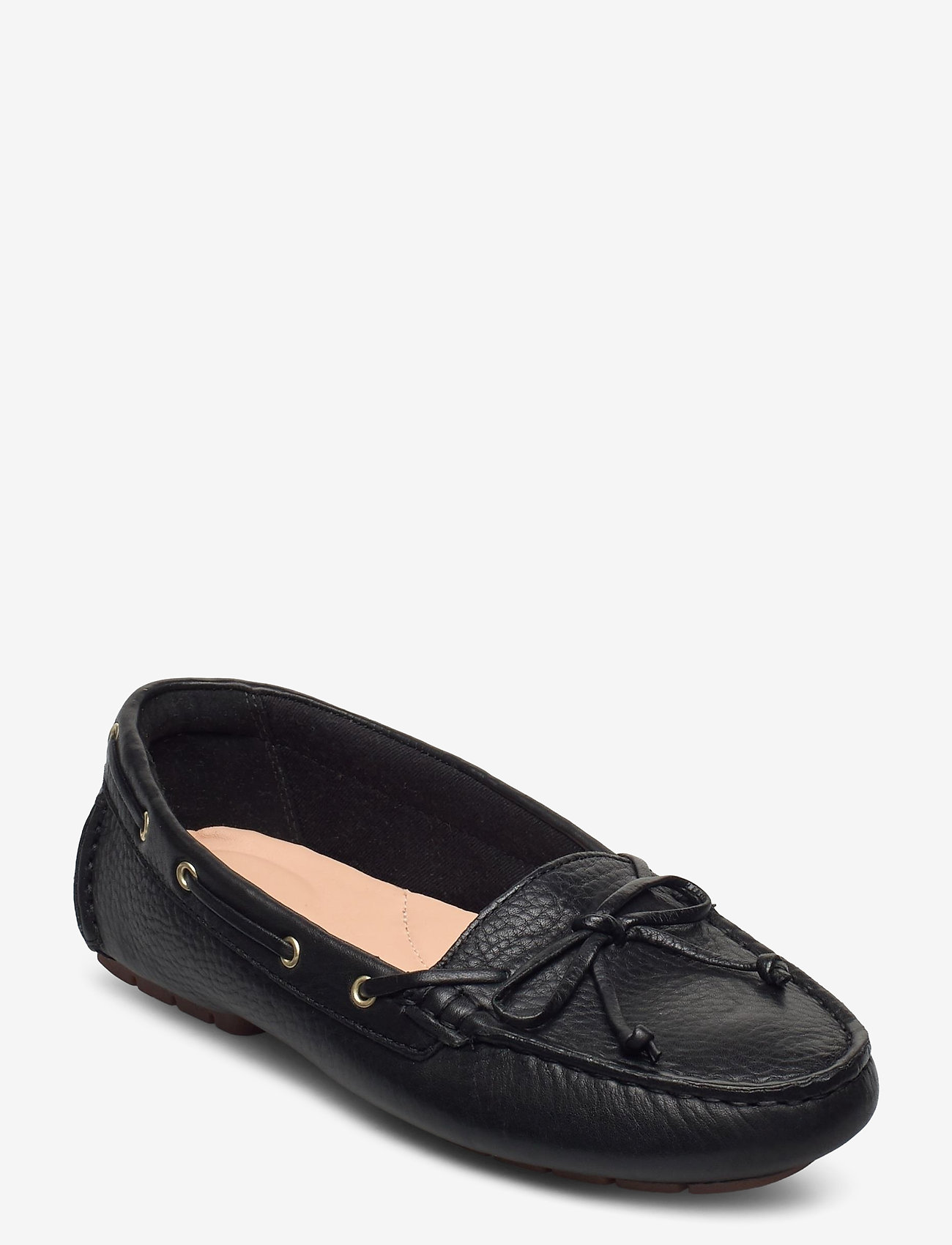 C Mocc Boat - BLACK LEATHER
