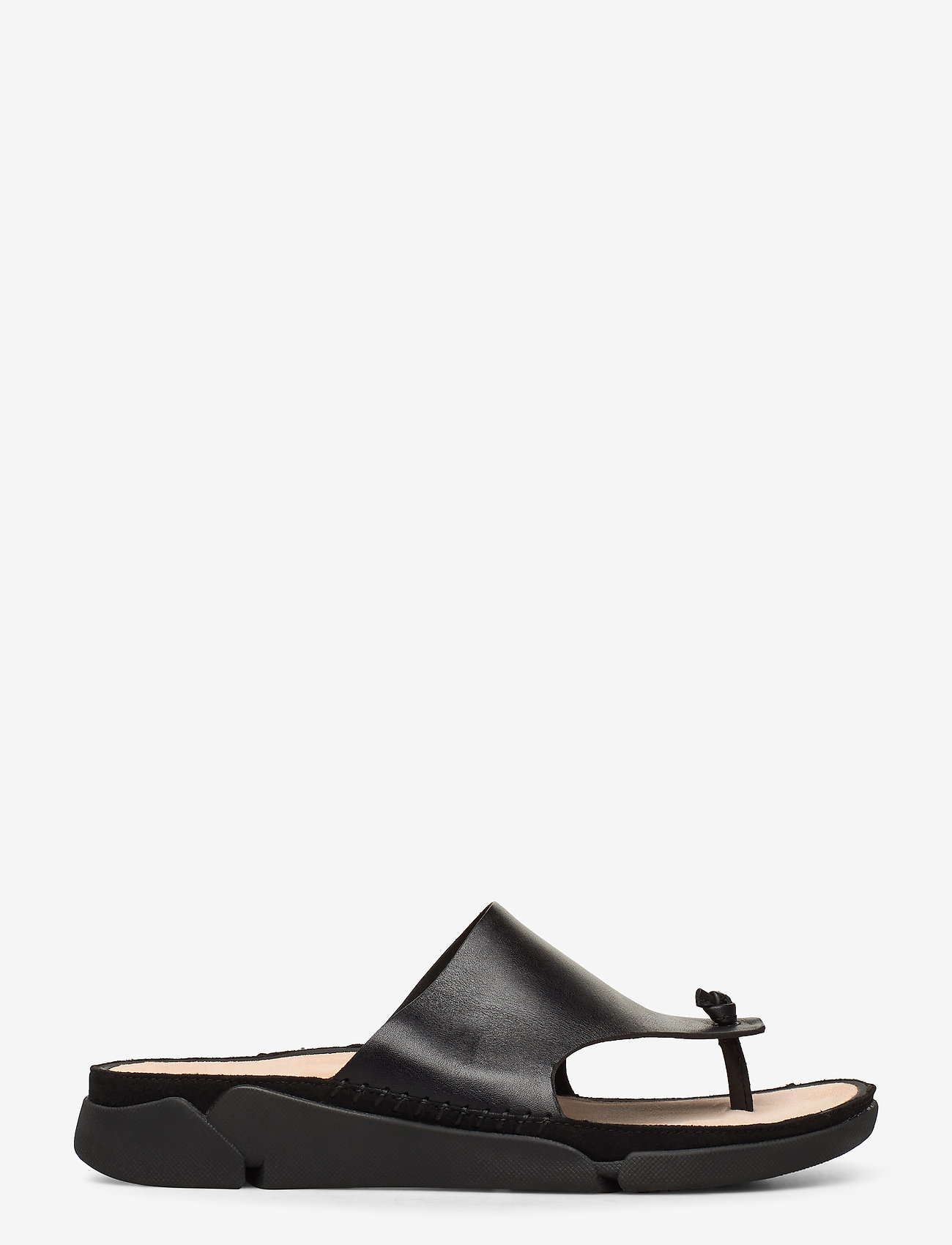 Clarks - Tri Toe Post - black leather - 1