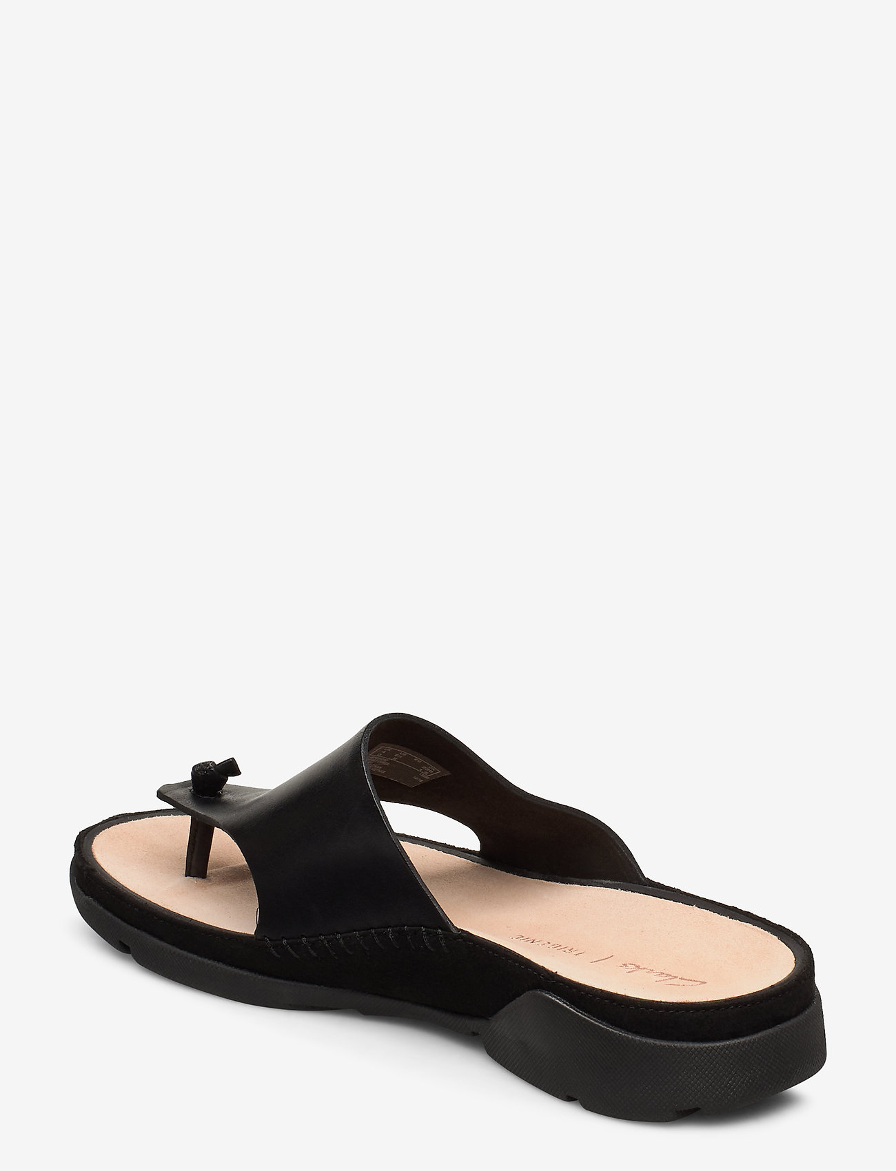 Clarks - Tri Toe Post - black leather - 2
