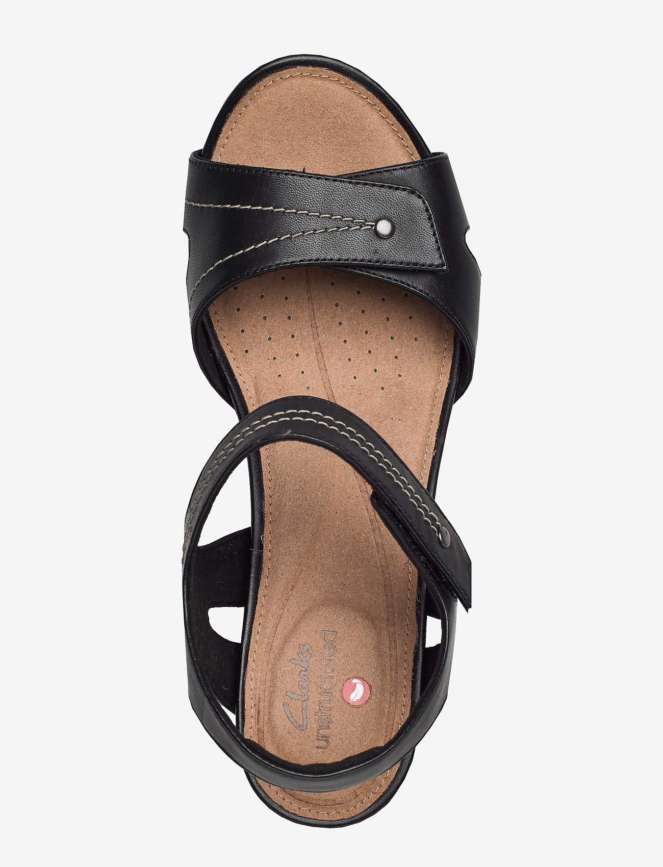 Clarks - Un Palma Vibe - black leather - 3