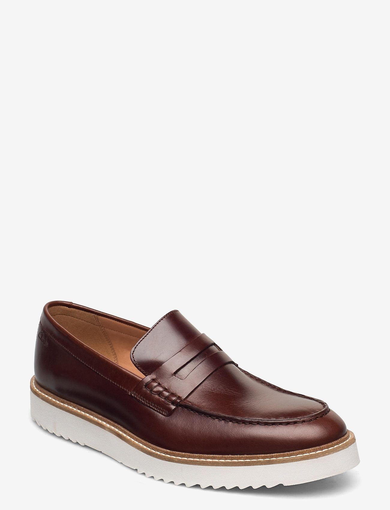 Clarks - Ernest Free - dark tan lea - 0