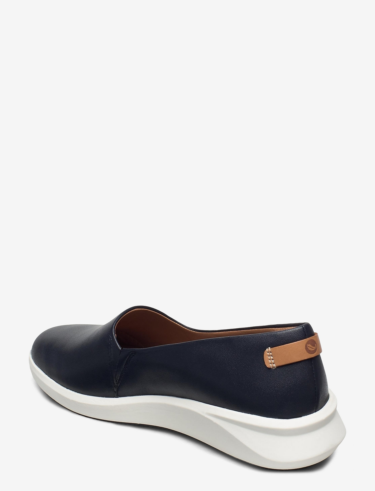 Clarks - Un Rio Step - navy leather - 2