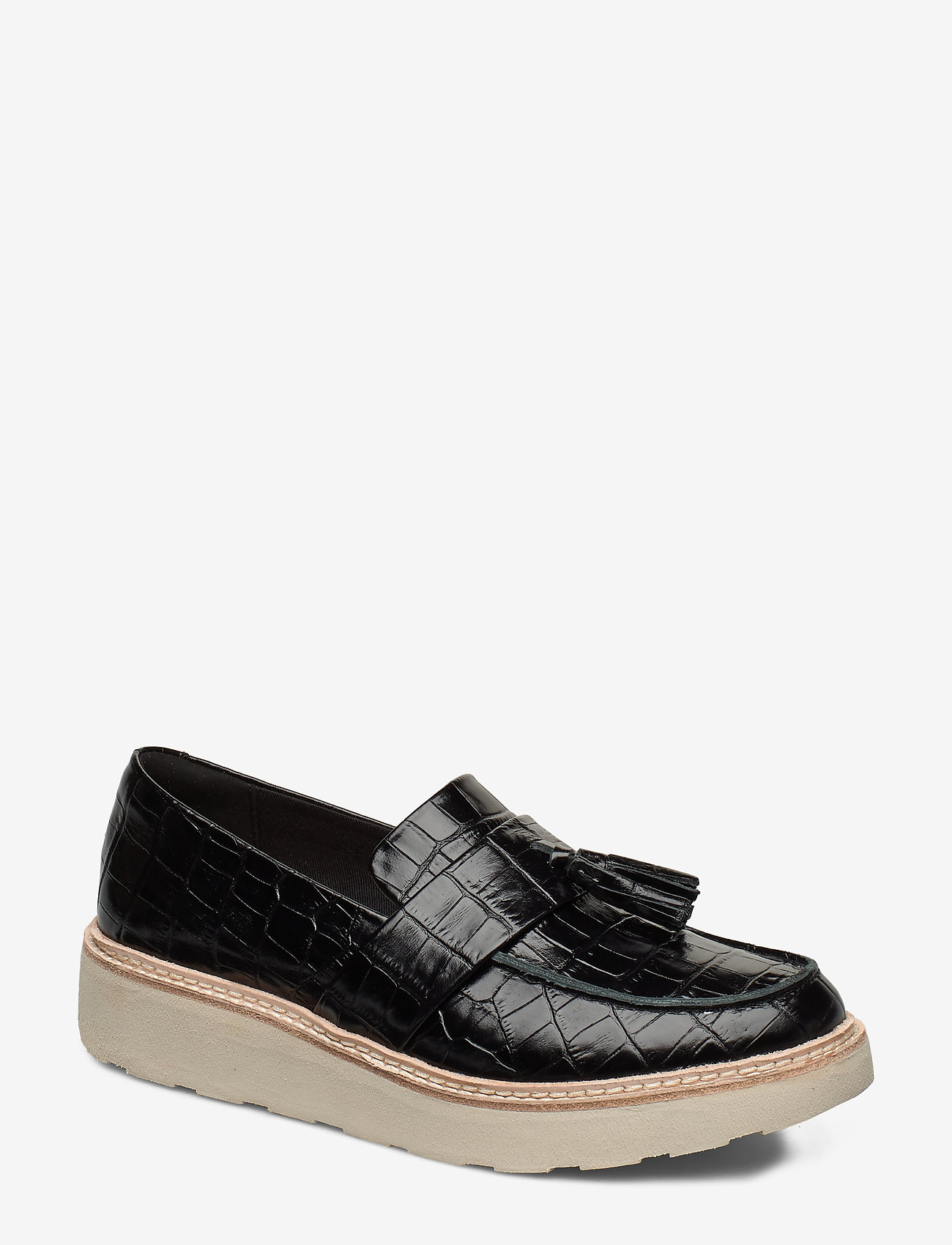 Clarks - Trace Tassel - black croc - 0