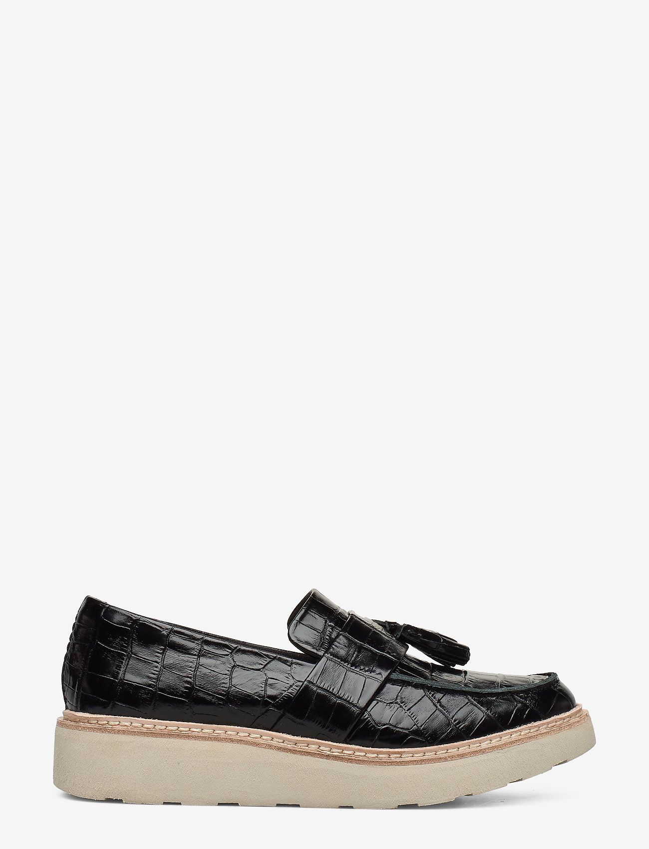 Clarks - Trace Tassel - black croc - 2