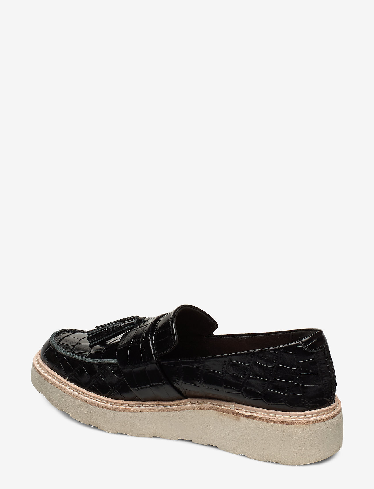 Clarks - Trace Tassel - black croc - 1