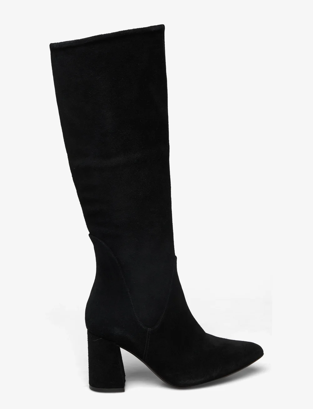Clarks knee high hot sale boots black