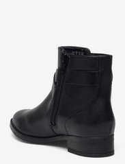 Clarks - Hamble Buckle - flat ankle boots - black leather - 2