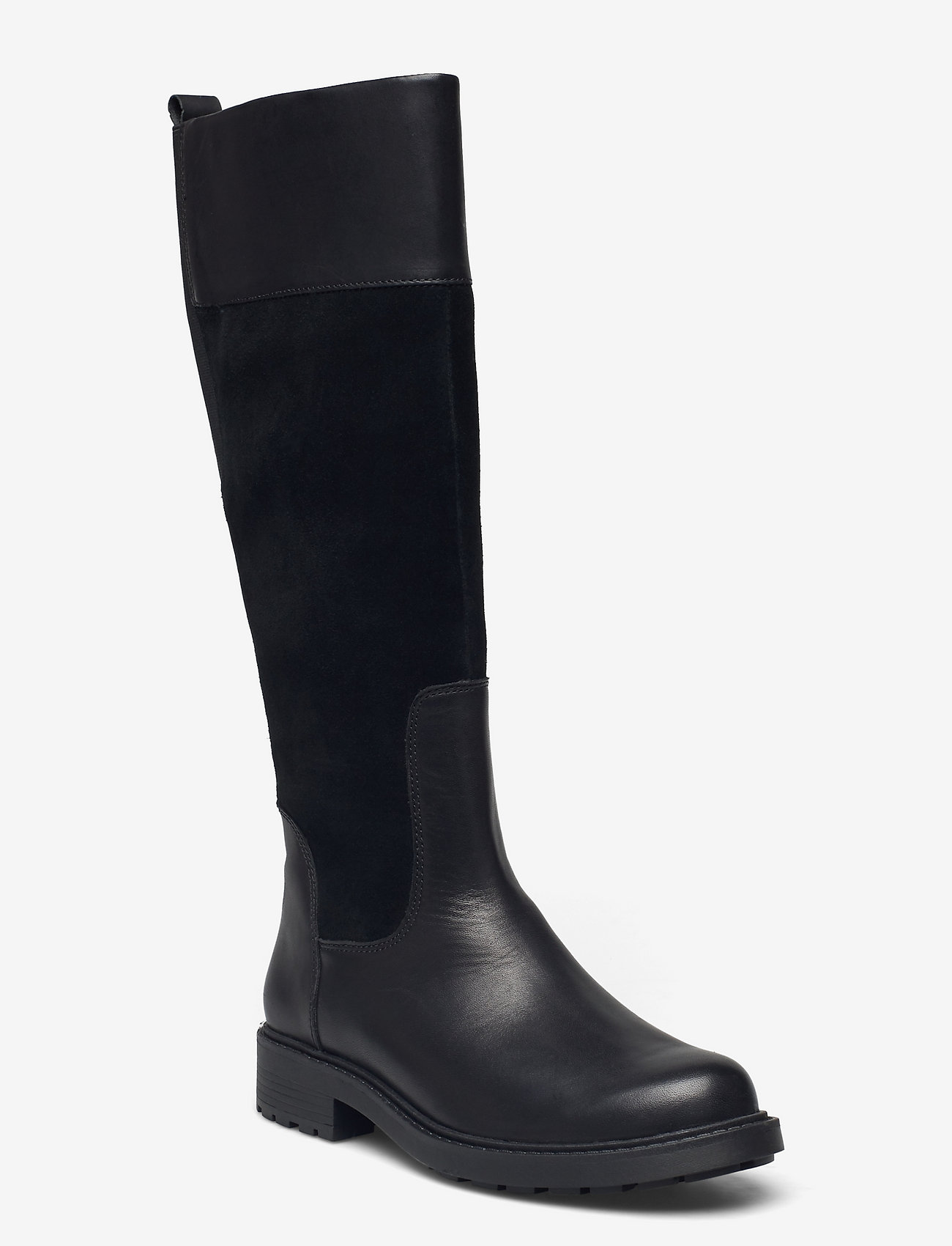 Clarks - Orinoco2 Hi - knee high boots - black wlined lea - 0