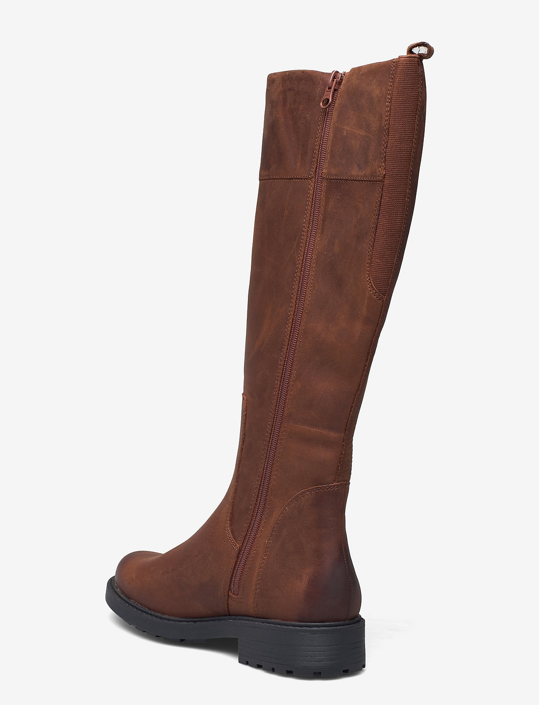 Clarks tan deals knee high boots