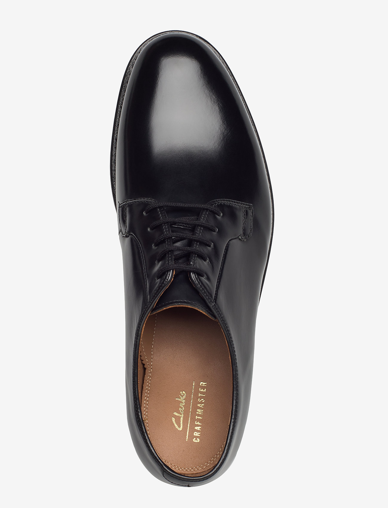 Clarks - Craft368Plain - black leather - 3