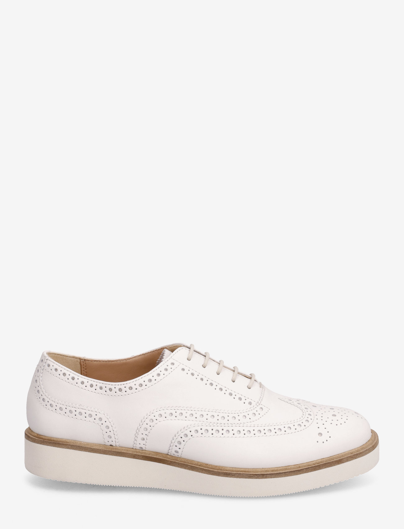 Clarks - Baille Brogue - white leather - 1