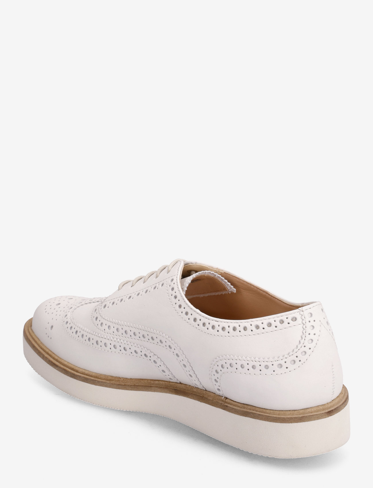 Clarks - Baille Brogue - white leather - 2