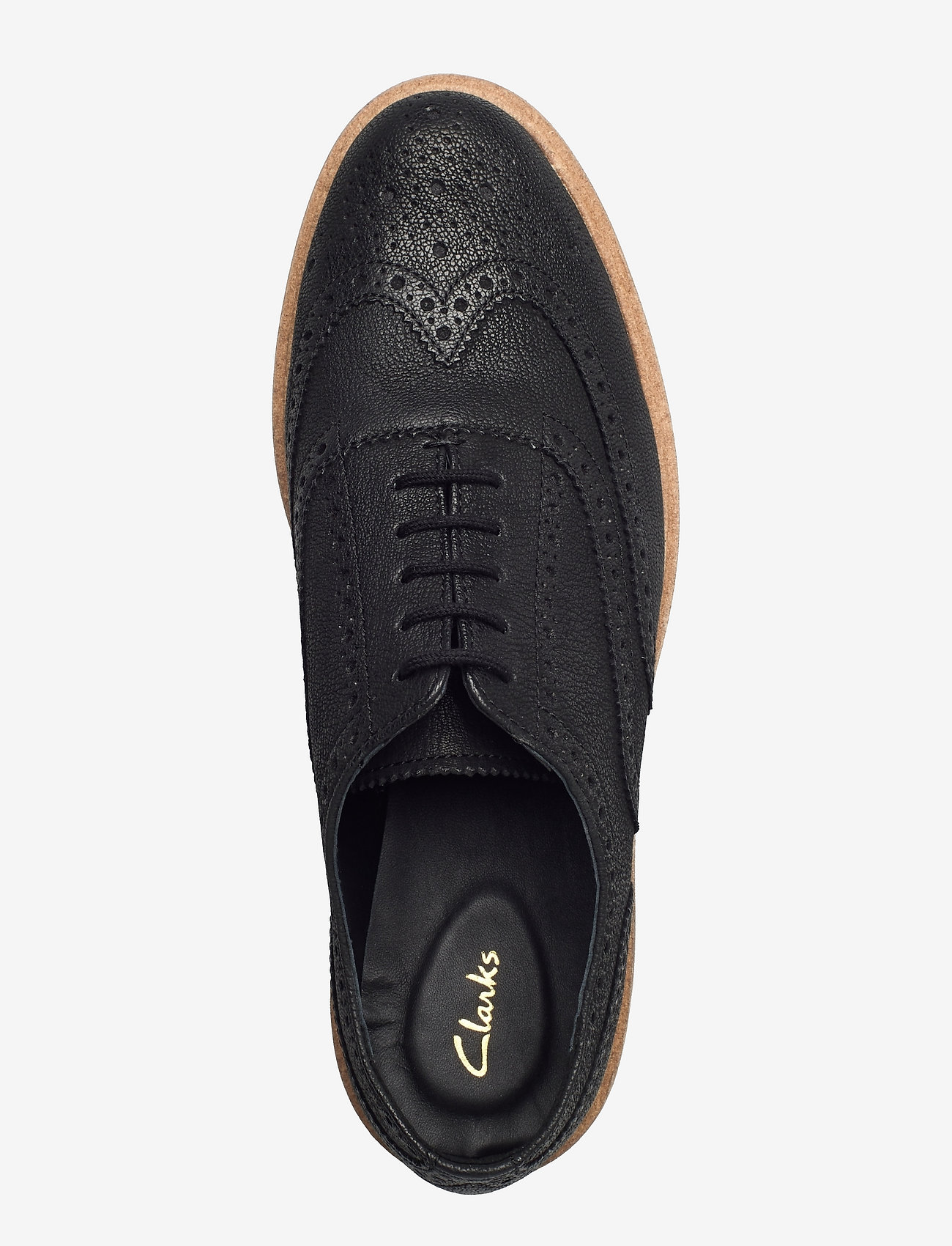 Clarks - Baille Brogue - black leather - 3