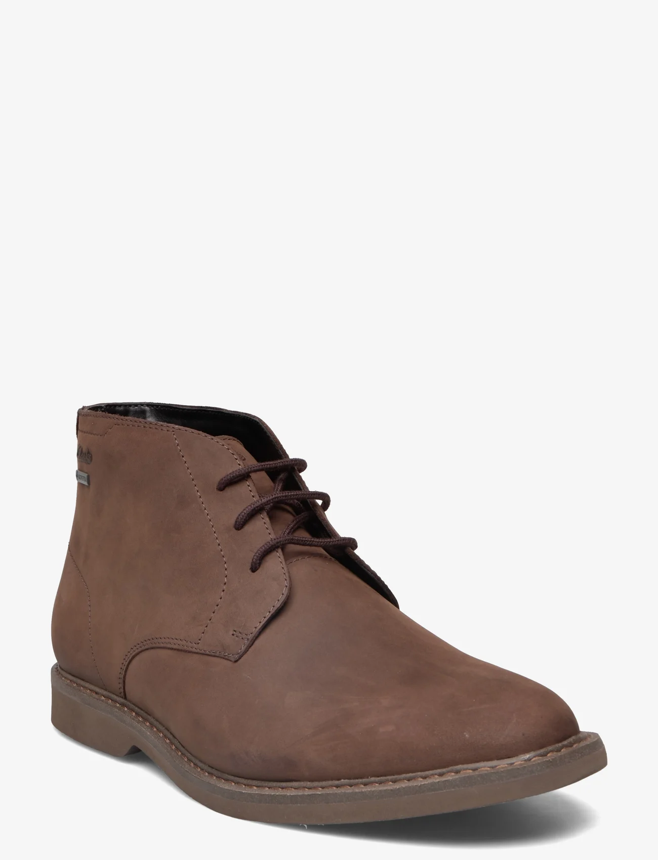 Clarks - AtticusLTHiGTX - boots - dark brown nubuck - 0