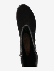 Clarks - Caroline Style - knee high boots - black sde - 3