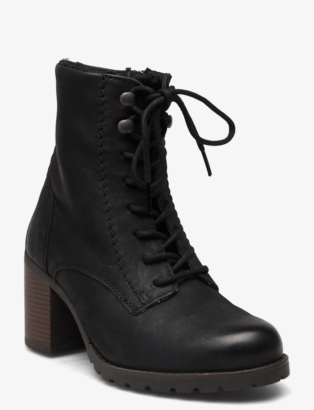 Clark lace up sales boots
