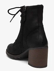 Clarks - Clarkwell Lace - high heel - black wlined lea - 2