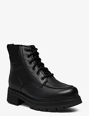 Clarks - Orianna Mid - laced boots - black wlined lea - 0