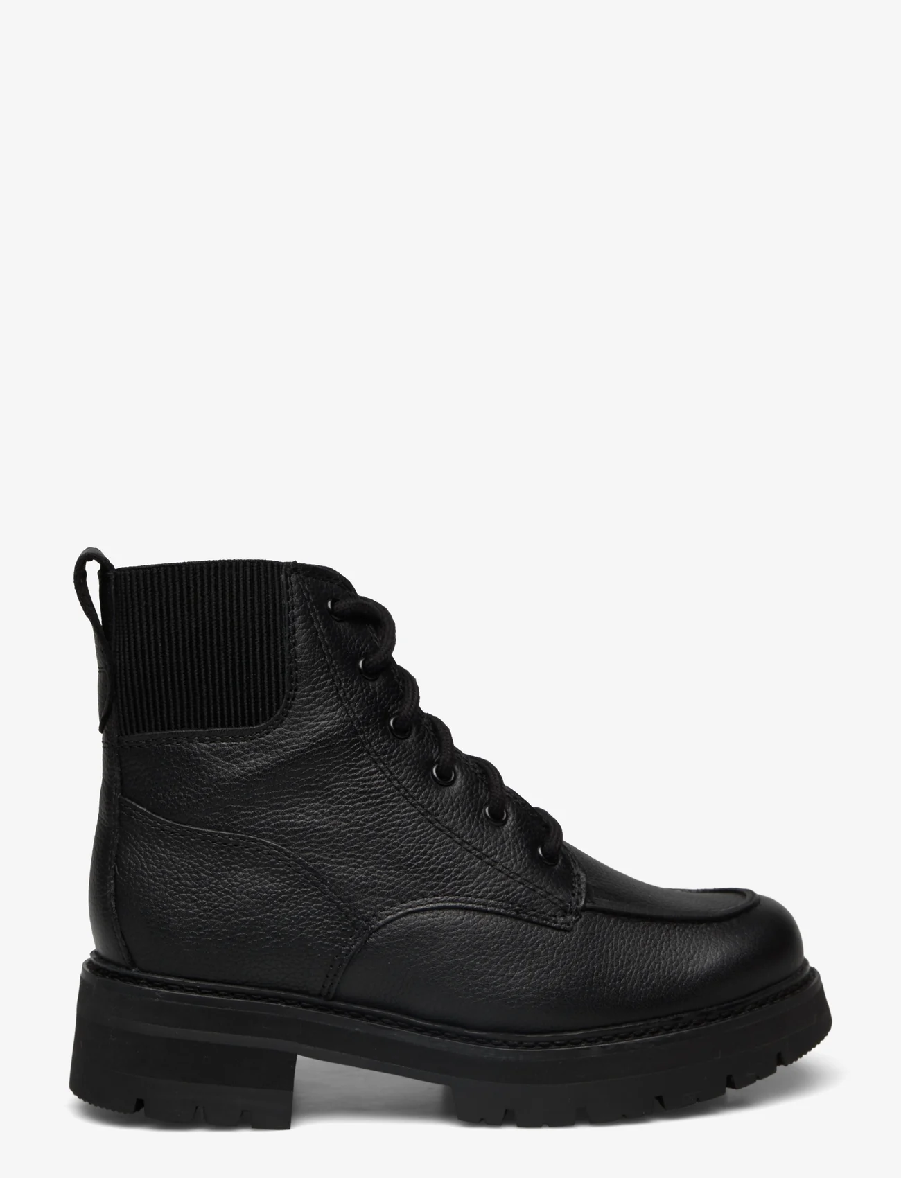 Clarks - Orianna Mid - laced boots - black wlined lea - 1