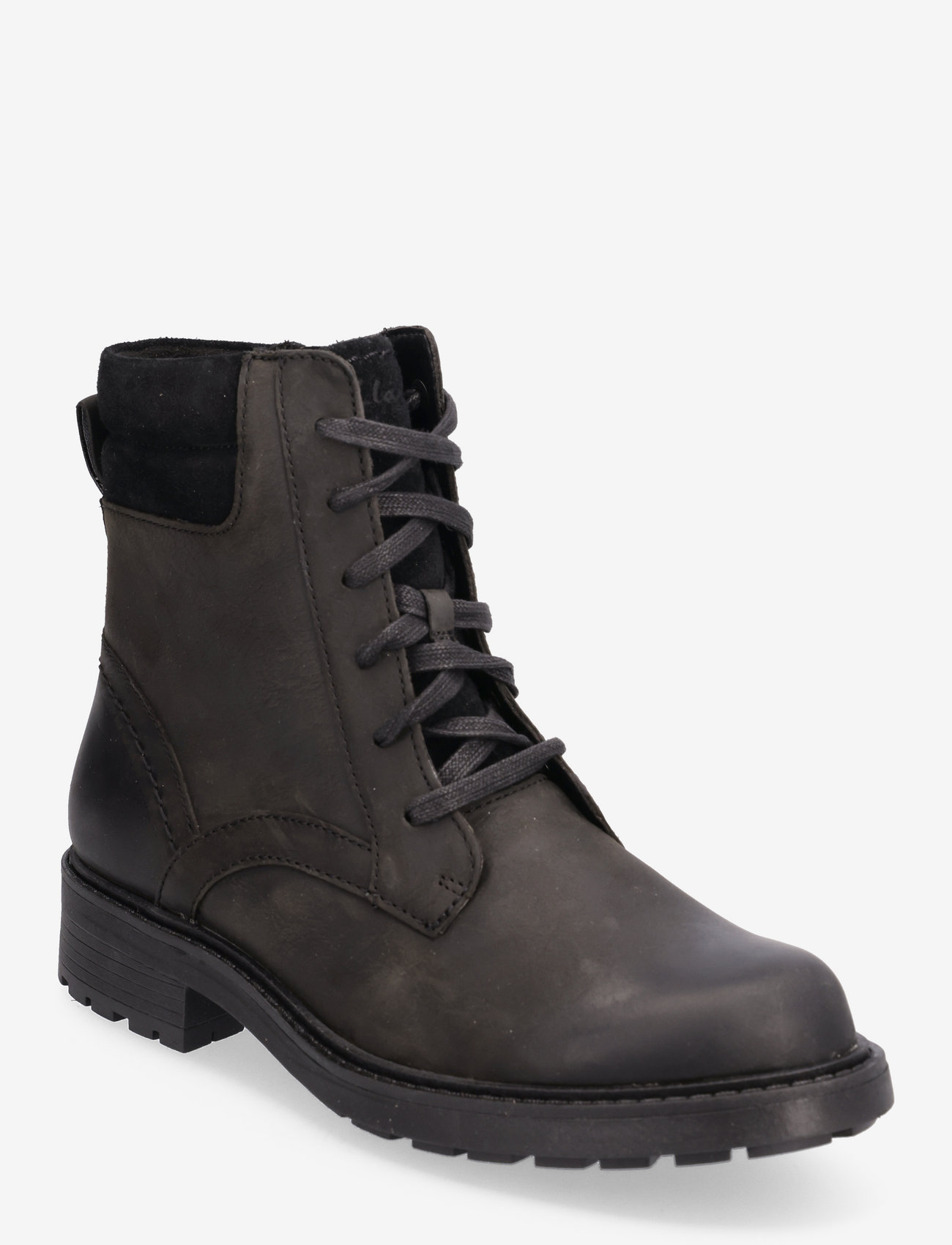 Clarks - Orinoco2 Spice - laced boots - black leather - 0
