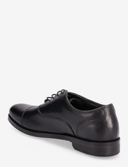 Clarks - Craftdean Cap - buty sznurowane - black leather - 2