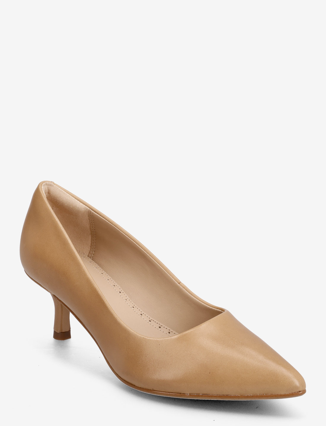 Clarks kitten top heel pumps