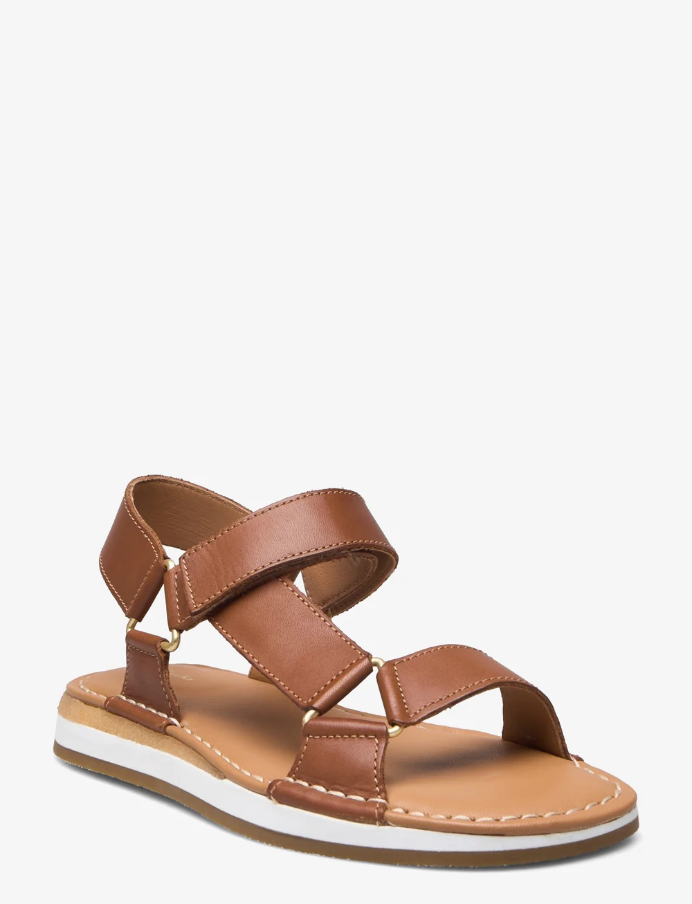 Clarks tan 2025 leather sandals