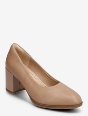 Clarks - Freva55 Court D - party wear at outlet prices - 5231 praline leather - 0