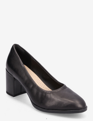 Clarks - Freva55 Court D - party wear at outlet prices - 1216 black leather - 0
