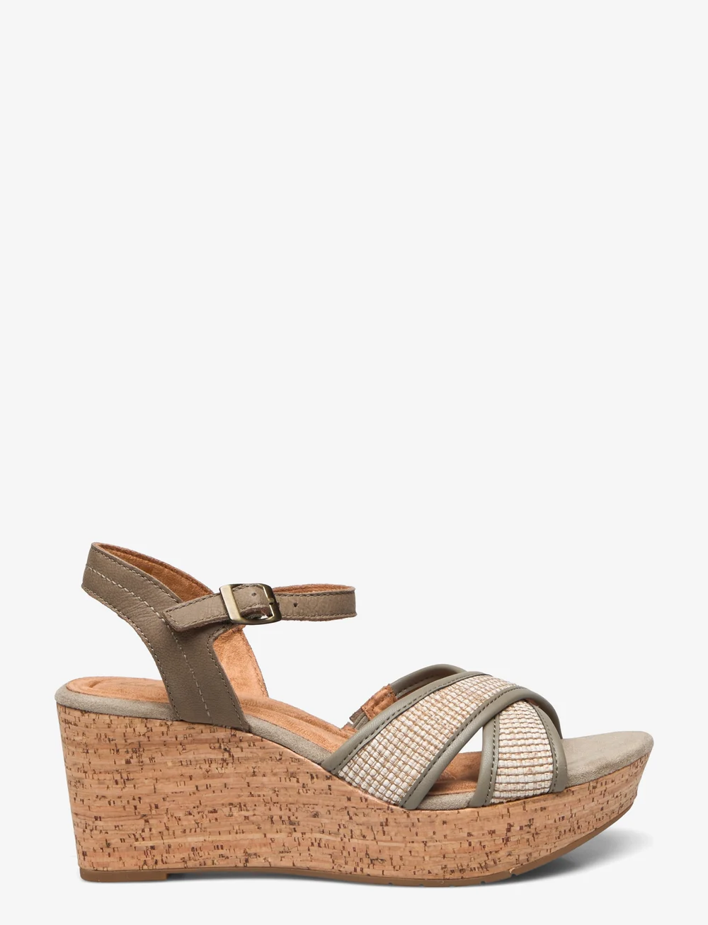 Clarks 2025 tan wedges