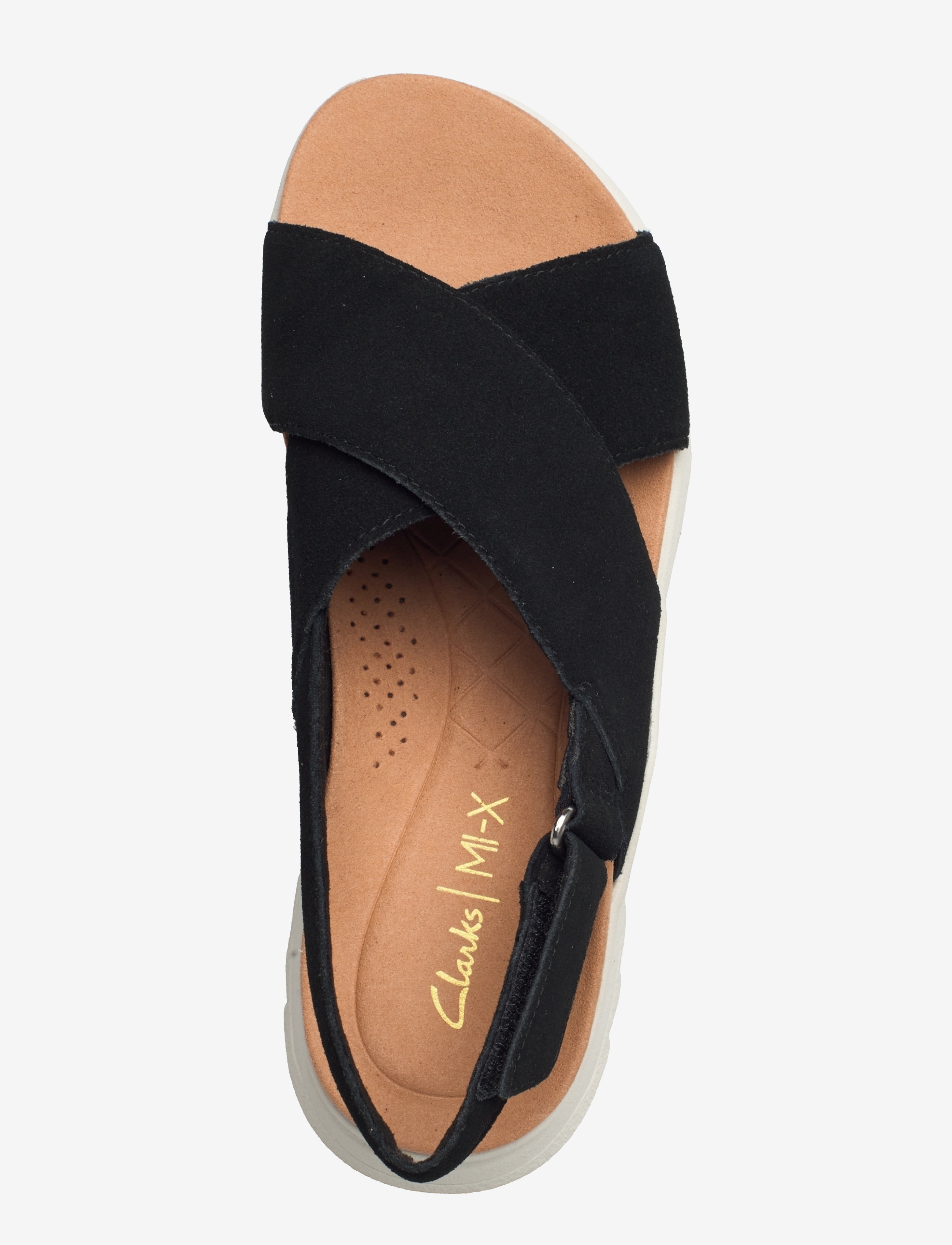Clarks - DashLite Wish D - platta sandaler - 1219 black sde - 3