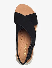 Clarks - DashLite Wish D - flat sandals - 1219 black sde - 3